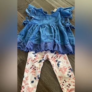 Jessica Simpson baby girl matching set